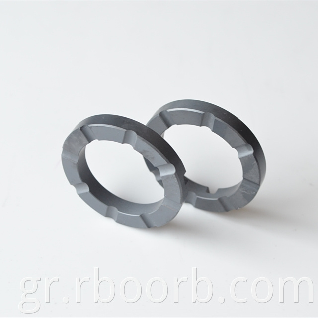 Mirror polish silicon carbide ceramic seal ring